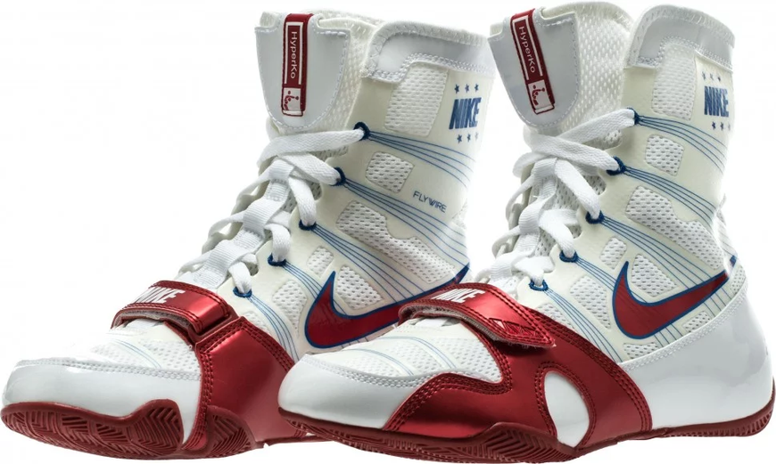Боксерки Nike Hyperko біло-червоні р.45.5 - 29.5см (477872-164) 477872-164 фото