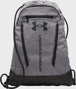 Рюкзак UA Hustle Sackpack 22L сірий Уні 39 х 53 х 7 см 6000519-025 фото