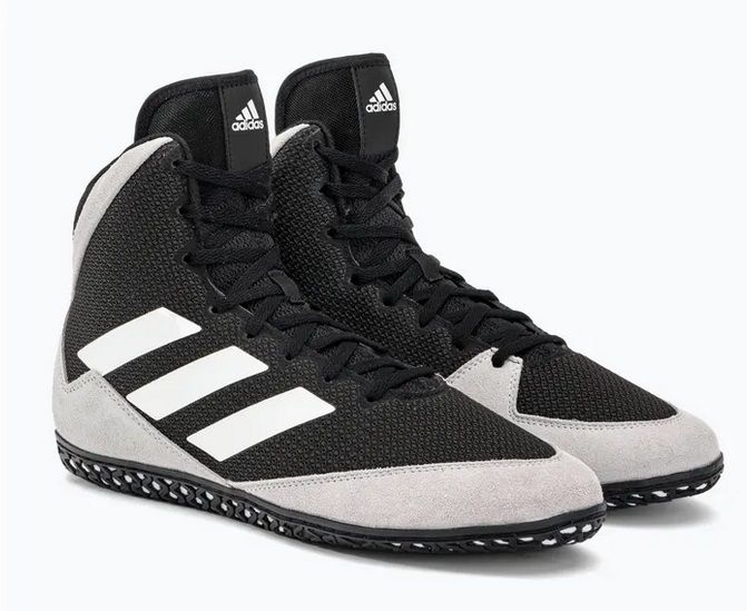 Борцівки, боксерки Adidas Mat Wizard 5 р39.5 (24.5см) чорно-сірі (FZ5381) FZ5381 фото