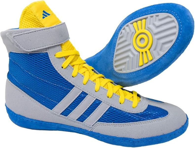 Adidas Combat Speed 4 wrestling/boxing shoe EUR39.5/US6.5/24.5cm Grey/Blue (IG2027)