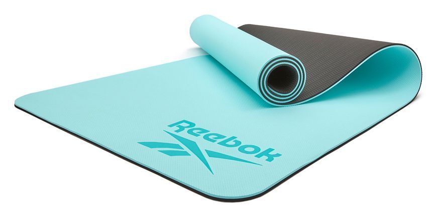 Двосторонній килимок для йоги Reebok Double Sided Yoga Mat синій Уні 176 х 61 х 0,6 см RAYG-11042BL фото