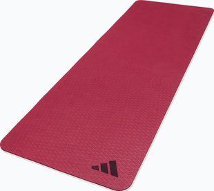 Килимок для йоги Adidas Yoga Mat бордовий Уні 183 х 61 х 0,6 см ADYG-10002CB фото