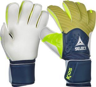 Рукавички воротарські Select Goalkeeper Gloves 03 Kids v26 синій, зелений, сірий Діт 4 (15,5 см) 601032-240 фото