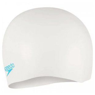 Шапка для плавання Speedo PLAIN MOUD SILC CAP JF/JM/JU білий Діт One Size 8-7099017621 фото