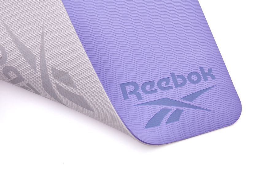 Двосторонній килимок для йоги Reebok Double Sided Yoga Mat фіолетовий Уні 176 х 61 х 0,6 см RAYG-11042PL фото