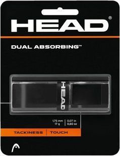 Ручка Head Dual Absorbing Grip, dozen black 285-034 bk фото