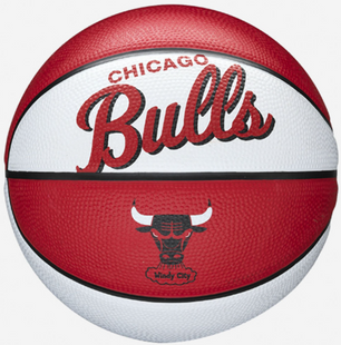 Wilson NBA TEAM RETRO BSKT MINI CHI BULLS basketball ball size 3