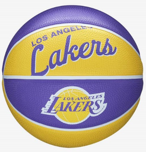 Basketball ball Wilson NBA TEAM RETRO BSKT MINI LA LAKERS size 3