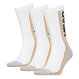 Шкарпетки Head Stripe Crew 3-Pack білий, сірий Уні 35-38 781011001-062 фото