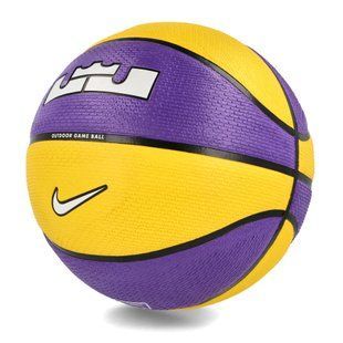 Basketball ball Nike PLAYGROUND 2.0 8P L JAMES DEFLATED COURT PURPLE/AMARILLO/BLACK/WHITE size 7