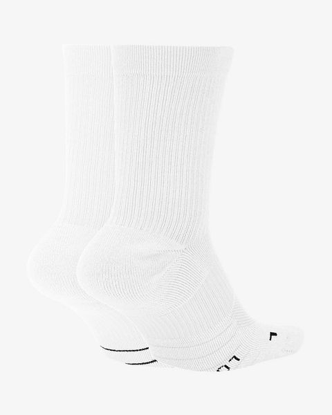 Шкарпетки Nike U NK MLTPLIER CRW 2PR білий Уні 46-50 SX7557-100 фото