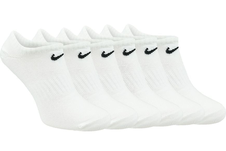 Шкарпетки Nike U NK EVERYDAY LTWT NS 6PR 132 білий Уні 46-50 SX7679-100 фото