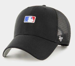 Кепка-тракер 47 Brand BATTER MAN LOGO BASE RUNNER чорний, сірий Уні OSFA MLB-BRNMS01CTP-BK фото