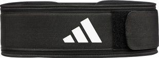 Пояс для важкої атлетики Adidas Essential Weightlifting Belt чорний Уні S (72,4 - 85 см) ADGB-12253-NL фото