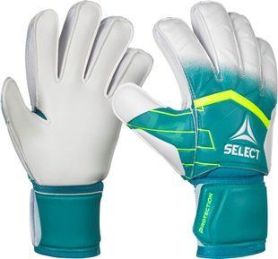 Рукавички воротарські Select Goalkeeper Gloves 04 Protection v26 зелений, білий Діт 4 (15,5 см) 601042-404 фото