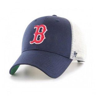 Кепка-тракер 47 Brand BOSTON RED SOX чорний, білий, зелений Уні OSFA B-BRANS02CTP-NYA фото