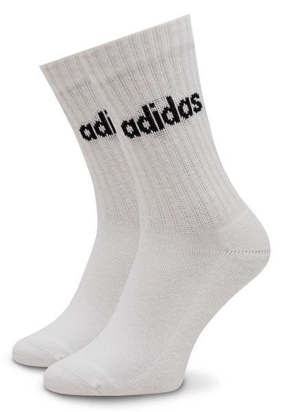 Шкарпетки Adidas C LIN CREW 3P білий, сірий, чорний Уні 37-39 IC1302 фото