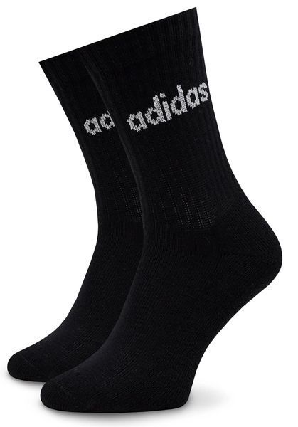 Шкарпетки Adidas C LIN CREW 3P білий, сірий, чорний Уні 37-39 IC1302 фото