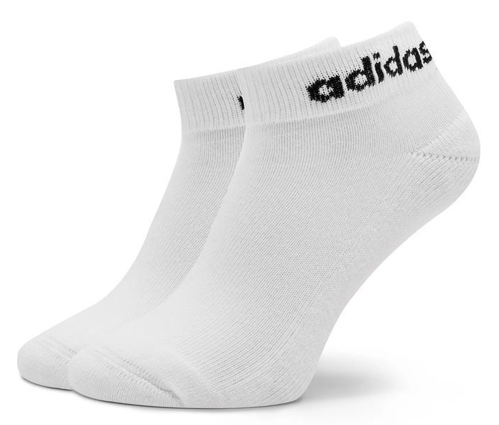 Шкарпетки Adidas C LIN ANKLE 3P білий, чорний, сірий Уні L (43-45) IC1304 фото