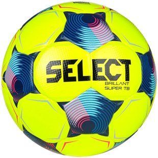 М'яч футбольний Select BRILLANT SUPER FIFA TB v25 жовтий, синій Уні 5 361500-552 фото