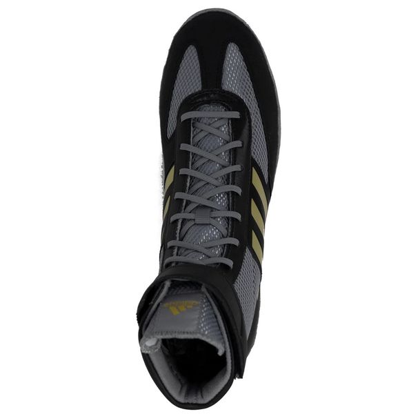 Adidas Combat Speed 5 wrestling/boxing shoe EUR39.5/US6.5/24.5cm Grey/Black/Metallic Gold (HP6865)