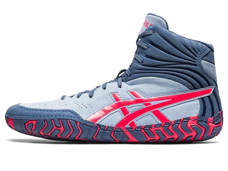 ASICS Aggressor 5 wrestling/boxing shoe size EUR43.5/US10,5/UK9.5/27.5cm MIST/DIVA PINK