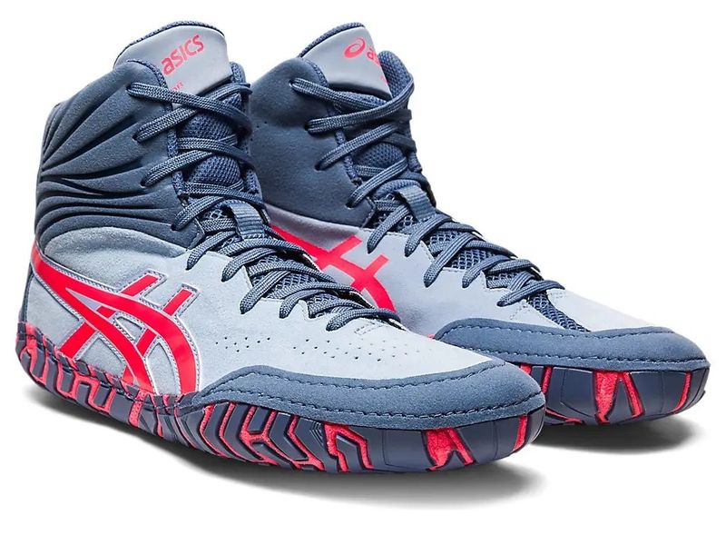 ASICS Aggressor 5 wrestling/boxing shoe size EUR43.5/US10,5/UK9.5/27.5cm MIST/DIVA PINK