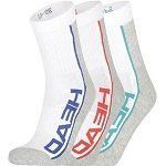 Шкарпетки Head PERFORMANCE SHORT CREW 3P UNISEX білий, сірий, мультиколор Уні 35-38 791010001-003 фото