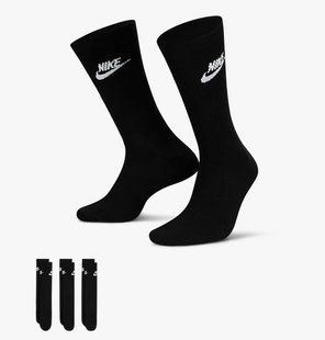 Шкарпетки Nike U NK NSW EVERYDAY ESSENTIAL CR чорний Уні 38-42 DX5025-010 фото