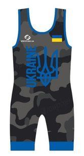 Борцовское трико Camo размер: 2XL синее (WSL-006) WSL-006 фото