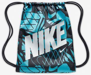 Мішок Nike Y NK DRAWSTRING - CAT AOP 1 чорний, синій, білий Діт 43 х 36 см DV6144-015 фото
