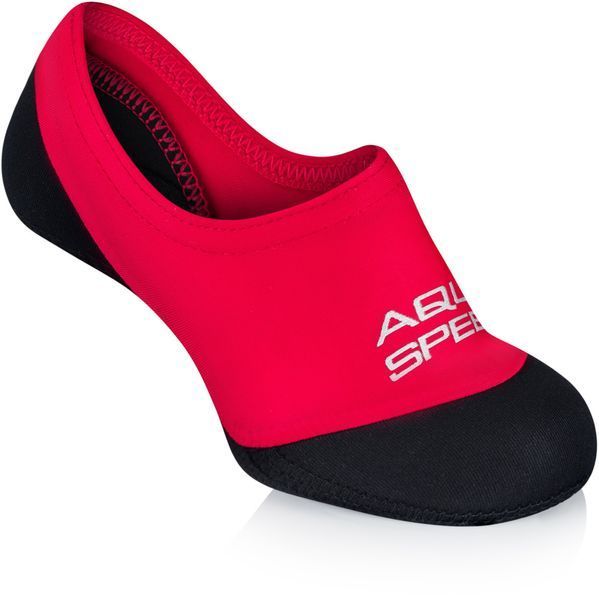 Шкарпетки для басейну Aqua Speed NEO SOCKS 7366 червоний, чорний Діт 20-21 177-31 фото