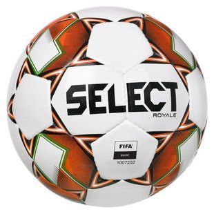 М'яч футбольний Select Royale FIFA Basic v22 біло-помаранчовий Уні 5 022534-304 фото