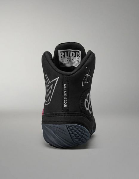 Борцівки Rudis JB1 р40.5 (25.5см) чорні (JBANC1000-BLKMTL) JBANC1000-BLKMTL фото