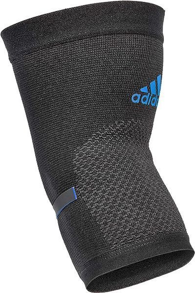 Фіксатор ліктя Adidas Performance Elbow Support чорний, синій Уні S ADSU-13331BL фото