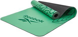 Килимок для йоги Reebok Natural Rubber Yoga Mat зелений, мандала Уні 176 х 61 х 0,4 см RAYG-11085GN фото