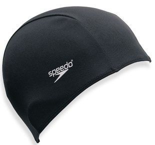 Шапка для плавання Speedo Polyester Cap чорний Уні OSFM 8-710080000-1 фото