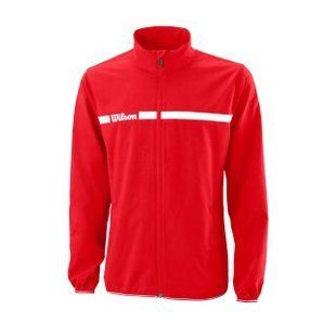 Толстовка чоловіча Wilson TEAM II WOVEN JACKET red S WRA794905 фото