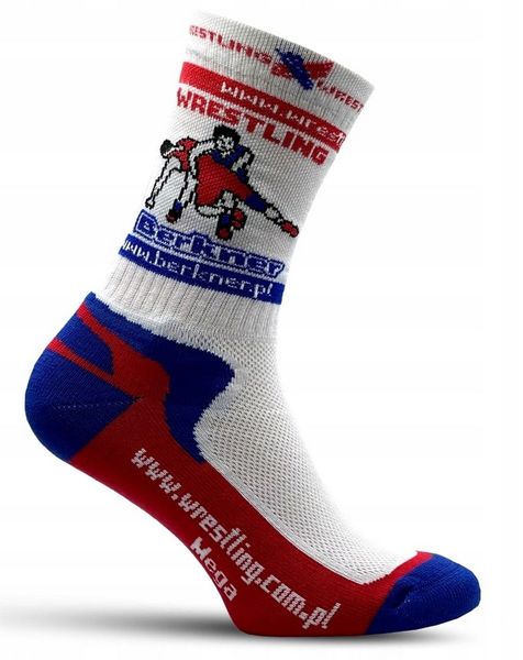 Борцівські шкарпетки WRESTLING BERKNER 30-32 білі (WR-S-berkner_002) wr-s-berkner_002 фото