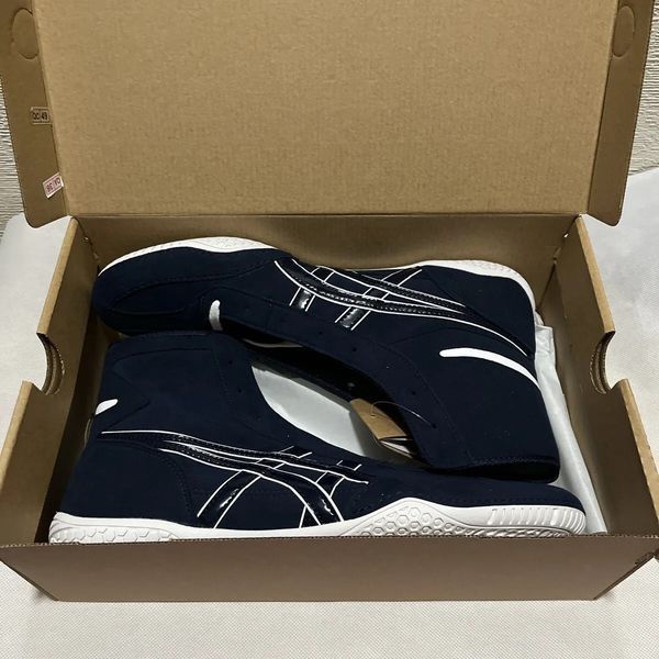 ASICS Tiger EX-EO TWR900 wrestling/boxing shoe size EUR39.5/25.5cm Blue