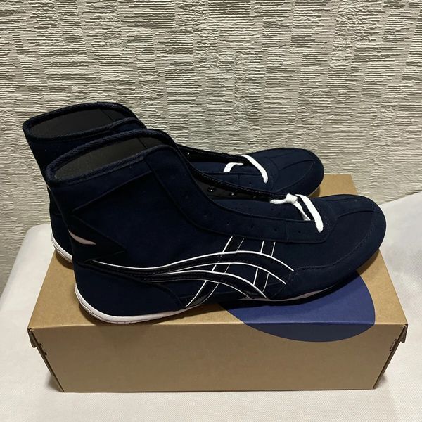 ASICS Tiger EX-EO TWR900 wrestling/boxing shoe size EUR39.5/25.5cm Blue