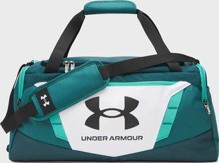 Сумка UA Undeniable 5.0 Duffle SM 40L зелений, білий Уні 55 х 25,5 х 27 см 1369222-100 фото