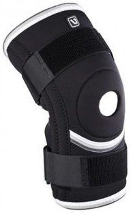 Фіксатор коліна KNEE SUPPORT чорний Уні L LS5762-L фото