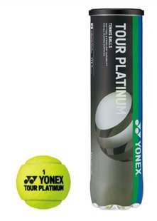 Yonex Tour Platinum tennis balls (4B)