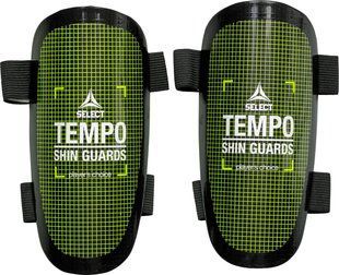Щитки футбольні SELECT SHIN GUARD TEMPO v25 чорний, зелений Уні M (зріст до 170см) 647840-141 фото