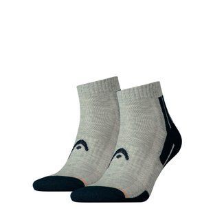 Шкарпетки Head PERFORMANCE QUARTER 2PPK UNISEX сірий, синій Уні 35-38 741018001-650 фото