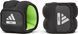 Обважнювачі для щиколотки/зап'ястя Adidas Ankle/Wrist Weights чорний, зелений Уні 0,5 кг ADWT-12320-NL фото 1