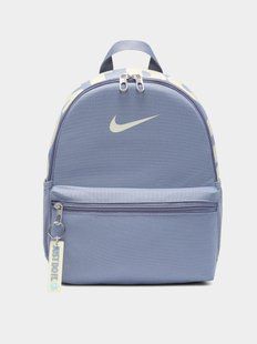 Рюкзак Nike Y NK BRSLA JDI MINI BKPK 11L сірий Діт 33x25x13 см DR6091-078 фото