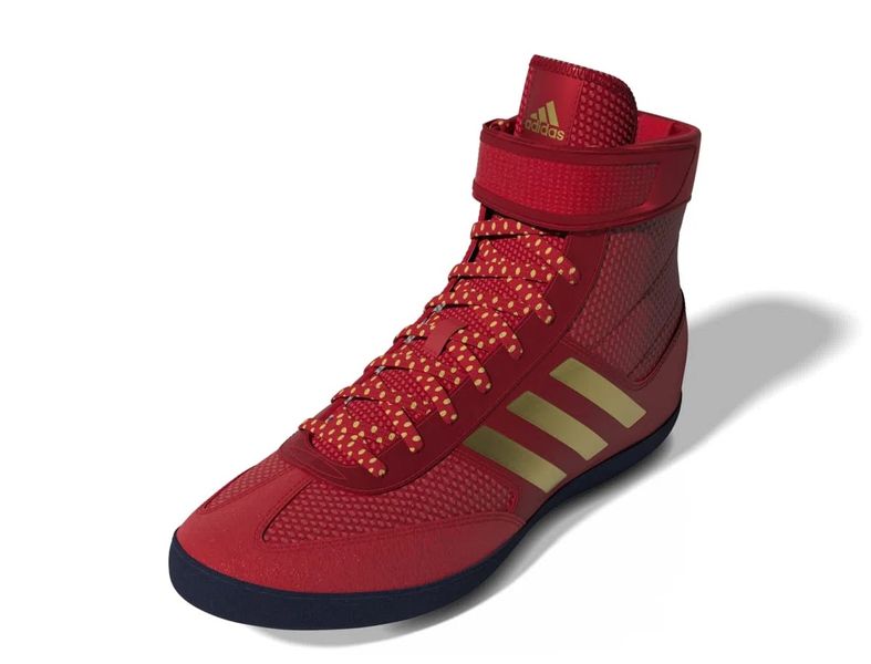 Adidas Combat Speed 5 wrestling shoes s46_5 (30cm) red/gold/navy (HQ1132)