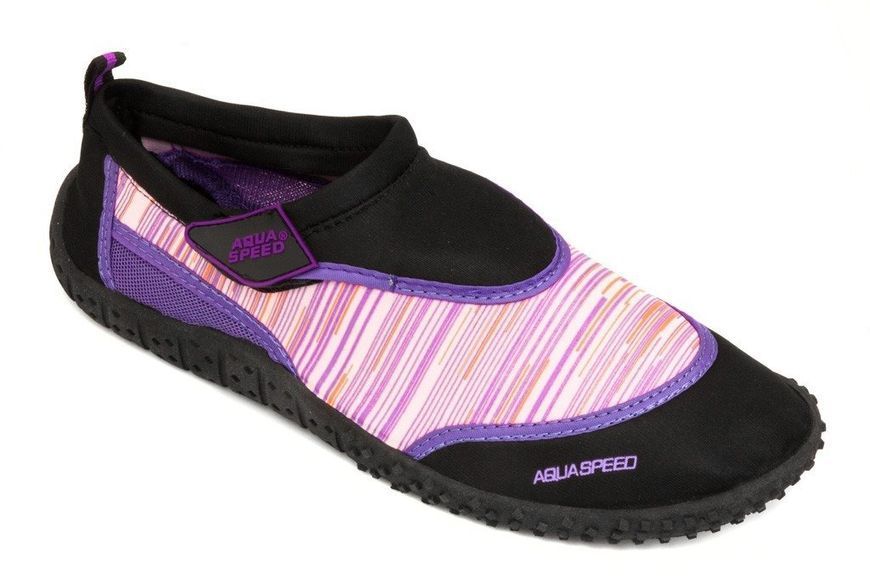 Аквашузи Aqua Speed AQUA SHOE MODEL 2A 6539 чорний, рожевий Діт 25 673-2A фото